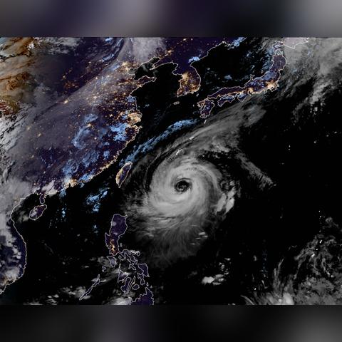 日本台风最新消息，风雨中的警报与应对